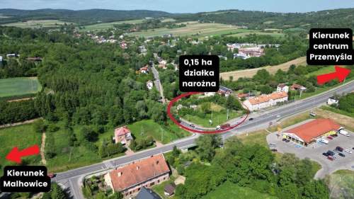 Działka narożna inwestycyjna