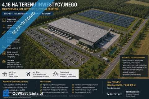4,16 HA TERENU INWESTYCYJNEGO MIECZOWNICA