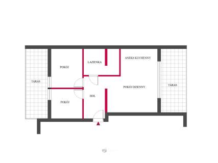 Dwa tarasy 12m2 i 13m2, prywatny parking