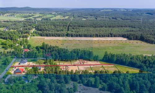 Pierwszy z czternastu nowych domów w Biskupicach