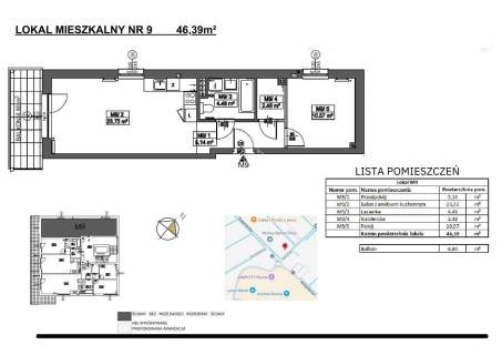 OKAZJA 463 000 ZŁ RUMIA 2 POKOJE GARDEROBA SŁONECZNY B