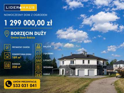 Nowoczesny lokal z ogrodem i garażem 169 m 