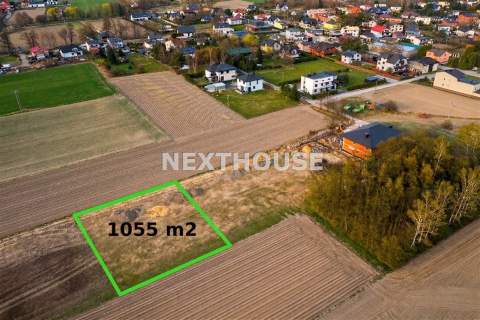 Działka bud. 1055 m2 - 2 km od Europy Centralnej