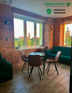 2 pokoje w centrum Gdańska z widokiem na starówkę