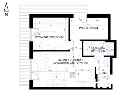 NOWE 3-POKOJOWE MIESZKANIE BALKON 16 m
