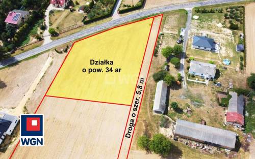 Działka na sprzedaż, 3400 m2, Rossosz