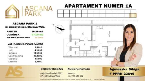 ASCANA PARK II Apartament z ogródkiem