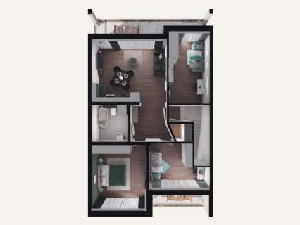 Apartament 74,59 m2 ul. Sandomierska