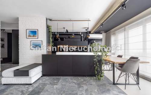 Designerski apartament z widokiem na panoramę Wars