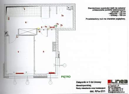 3 pokojowe z ogródkiem /Linea/, miejsce postojowe