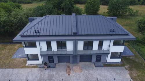 Nowe domy w zabudowie bliźniaczej KSM Sandomierska