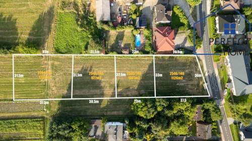 4 działki budowlane Pszów Doły okazja
