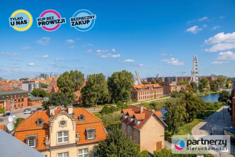 Apartament z panoramicznym widokiem na Motławę