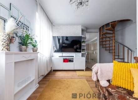 Dwupoziomowe mieszkanie na Włochach