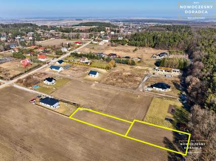 Działka budowlana Janów 1102 m