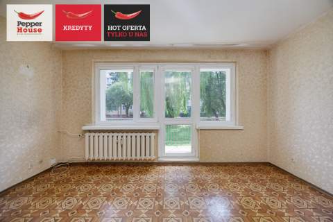 2-pokojowe mieszkanie parter loggia Wyżyny