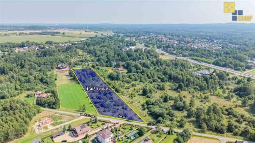 Kol.Poczesna - działka 13 630m2