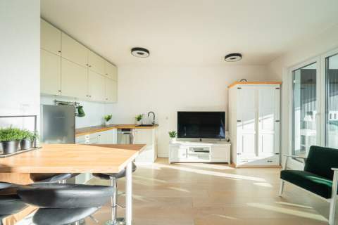 Apartament w Kołobrzegu miejsce parkingowe