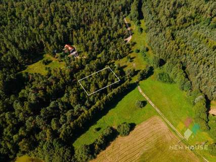 Woryty, budowała działka 1085 m2, Jezioro, las