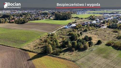 Działka z własnym stawem pod bliźniaki Banino