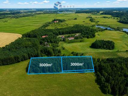Dwie działki po 3000 m Jakubowo, gm. Dąbrówno