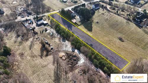 Działka budowlana MPZP w Klonowie, gm. Łaczna, spokojna okolica