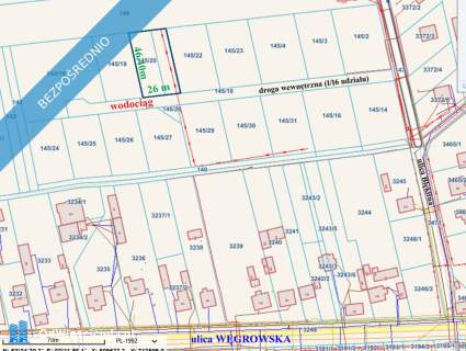 OSTATNIA DZIAŁKA Z WYDANYMI WZ 1200 m 2,5 km od centrum S