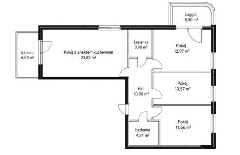 Pkerwszy najem 78m2,nowy, klimatyzowany apartament z dwoma...