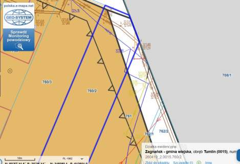 Atrakcyjna działka rolno-budowlana Tumlin W. 7422 m , MPZP,...