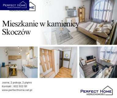 Mieszkanie 51 m2 w centrum Skoczowa, nasłonecznione , 2 piętro