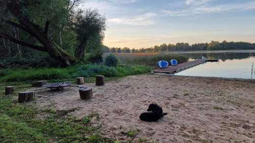 Działka rekreacyjna z własną linią brzegową
