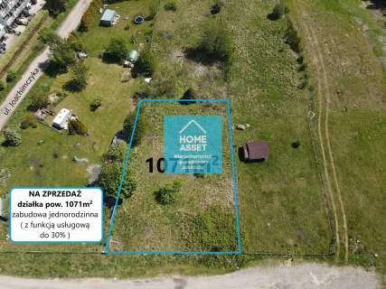 Działka budowlana Gdynia MPZP Usługi 1071 m 