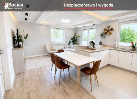 Duże, słoneczne mieszkanie z ogrodem 