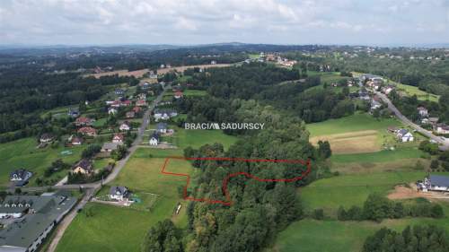 Działka budowlano-leśna. Siepraw.