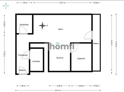 Wyremontowane 2 pokoje w centrum Katowic, 48 m 