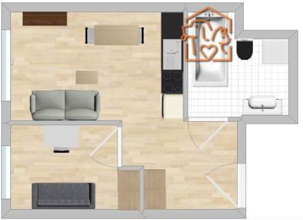 Koszykarska 31, Płaszów, 2 pokoje pet friendly