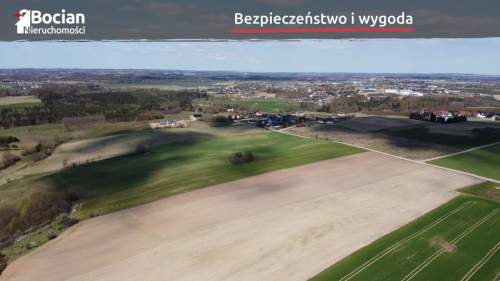 Płaska działka przy lesie   Trąbki Wielkie 