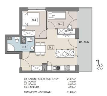  Kameralne Osiedle Premium Kampus Morasko UAM 3 Pokoje Balkon