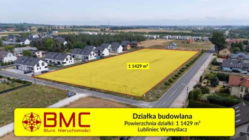 Działka budowlana Lubliniec Wymyślacz 1,1ha