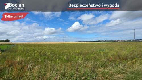Płaska, słoneczna działka z dobrym dojazdem-Glincz
