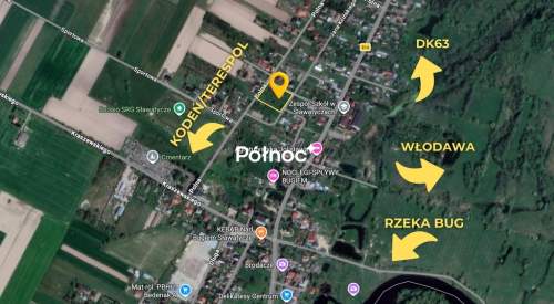 Na sprzedaż działka 4700m2 w centrum Sławatycz