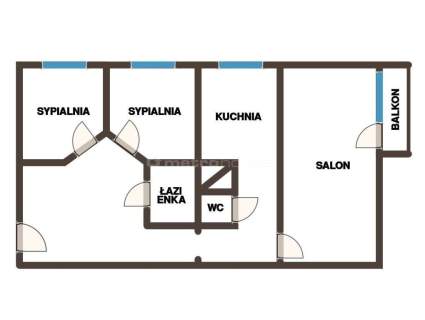 71,11 m - Duży salon z balkonem, WIDOK NA ZIELEŃ