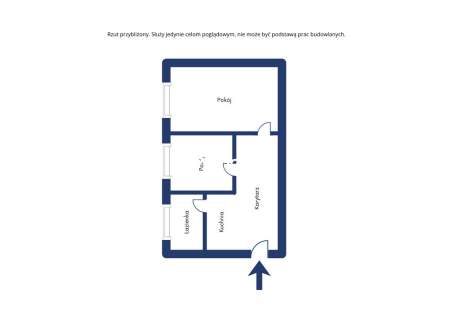 Mieszkanie z potencjałem, 55 m2, I piętro