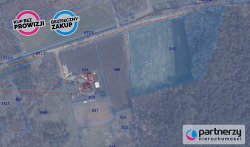 Działka 2,8ha Karwieńskie Błoto zabudowa zagrodowa