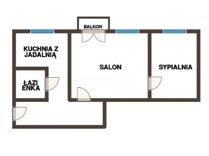 65 m z balkonem, CZYNSZ 103 ZŁ Ogródek Parking