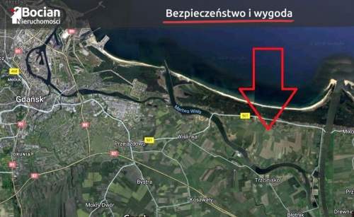 Uzbrojona, słoneczna działka - Wyspa Sobieszewska