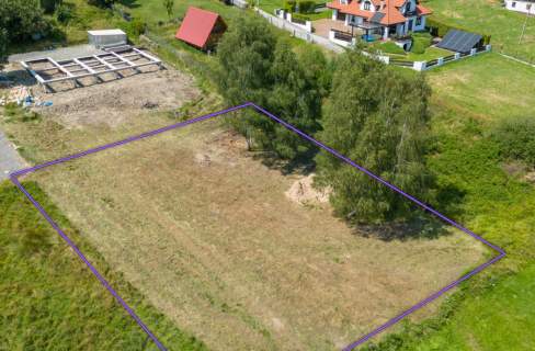 Działka budowlana w Mesznej z widokiem na góry