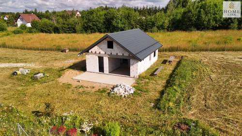 Dom pod Olsztynem do wykończenia na dużej działce