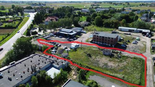 Działka przemysłowo usługowa utwardzona w Stolnie 2300m2