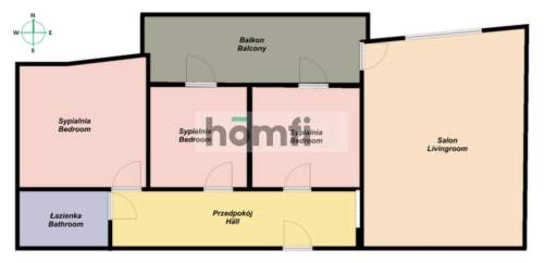 Przestronne 4 pokoje 85 m balkon garaż